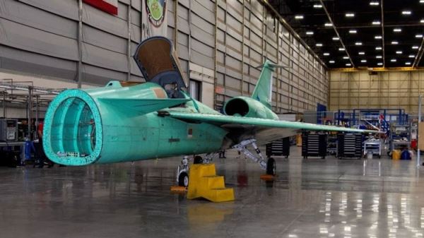 Lockheed Martin приступила к окончательной сборке «тихого» сверхзвукового самолёта NASA X-59 